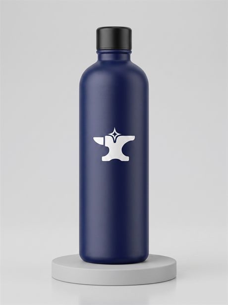Bottle on a plinth